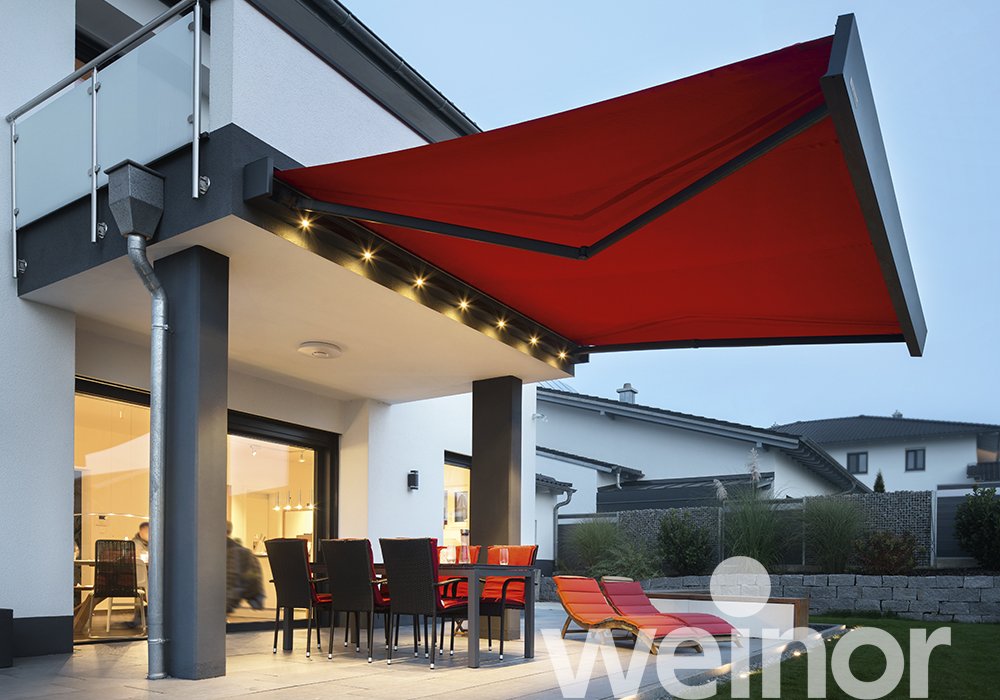 Store weinor Kubata avec LED intégrée