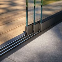 Glass sliding door